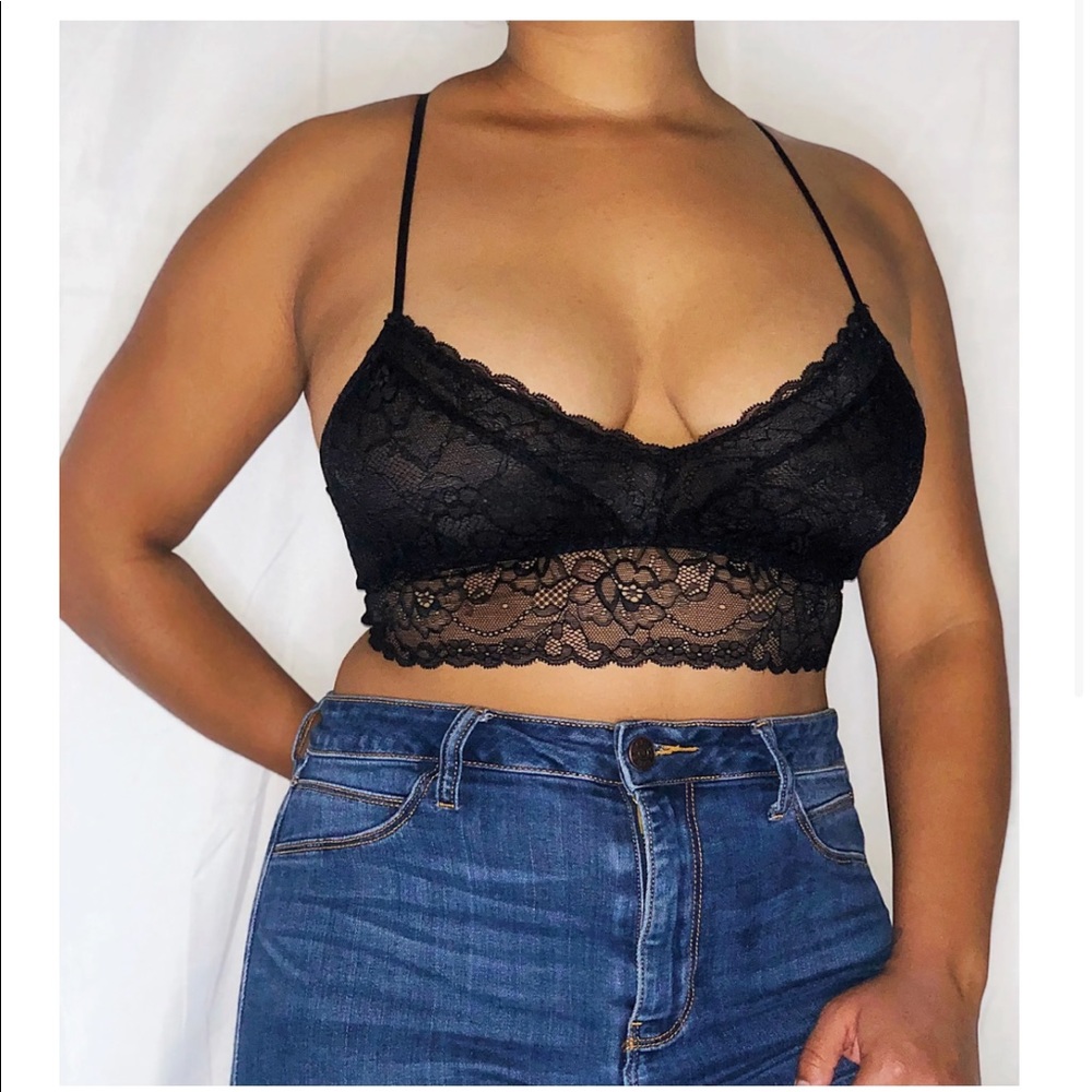 Lace Bralette (Black)